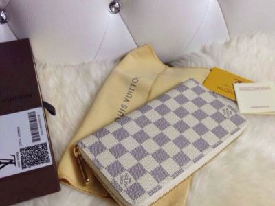 LOUIS VUITTON кошелек Киев Украина клатч портмоне LV N60015 шахматка белый