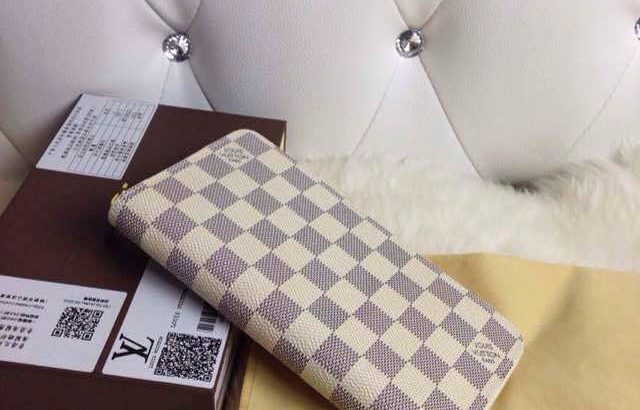 LOUIS VUITTON кошелек Киев Украина клатч портмоне LV N60015 шахматка белый