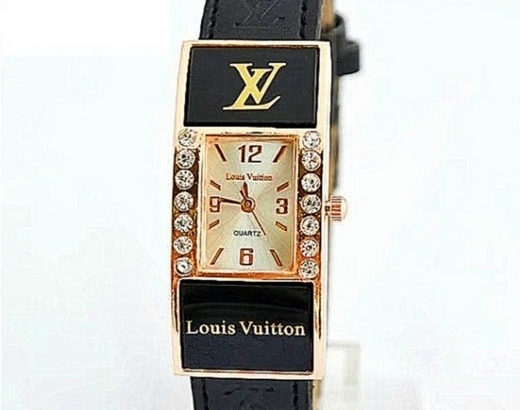 LOUIS VUITTON часы Киев Украина женский браслет LV черный