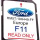 SD Карта Навигации F11 для Ford Lincoln Sync 2 На русском. Качество!!!