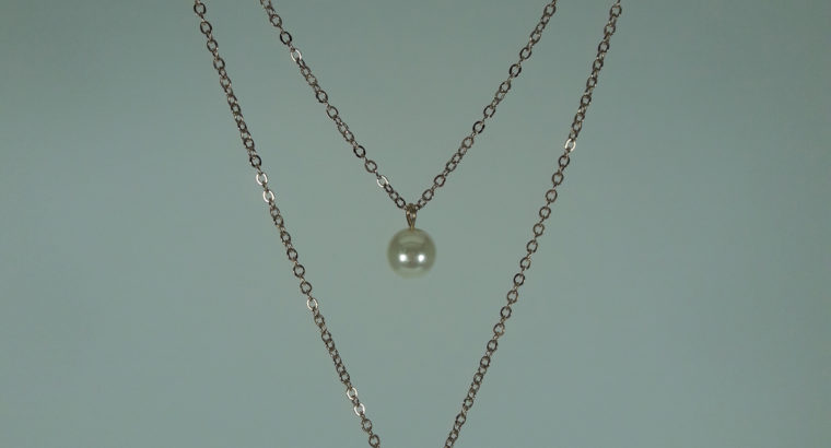 Галантное ожерелье колье намисто подвеска цепочка кулон медальон амулет оберег уникальный подарок золото ланцюжок жемчуг жемчужина личная буква серебро