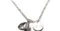 Ожерелье колье намисто подвеска цепочка кулон медальон Love Любовь амулет оберег листья для подарка серебро ланцюжок