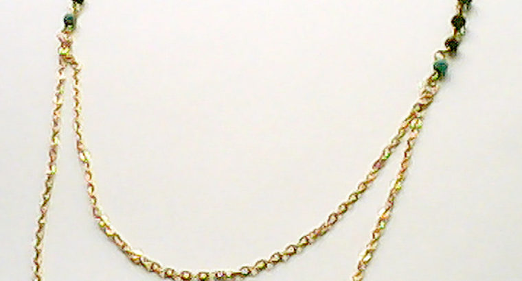 Утонченное ожерелье колье намисто подвеска цепочка кулон медальон амулет оберег для подарка золото серебро ланцюжок