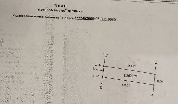 Продам участок в пригороде 5км от Киева