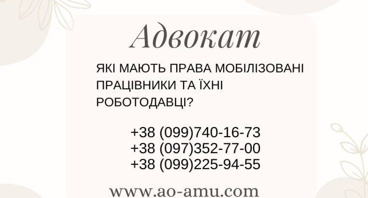 Які мають права мобілізовані працівники та їхні роботодавці