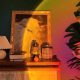 Лампа Атмосферна Проекційний Світильник Atmosphere Sunset Lamp ефект веселки