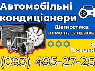 Заправка автомобільних кондиціонерів на Троєщині
