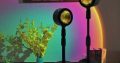Лампа Атмосферна Проекційний Світильник Atmosphere Sunset Lamp ефект веселки