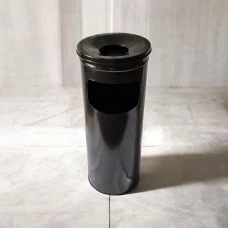 Урна -Пепельница, метал пофарбований 15 л чорна 0280B
