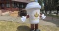 Аниматорский костюм надувной — ходячий щит бренда 240 см 4 часа работы