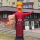 Наружная реклама человек надувной 3D копии товаров, персонажей, животных 3.4 м