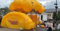 Палатка надувная тент для уличного маркетинга, рекламы возведение 5-15 мин