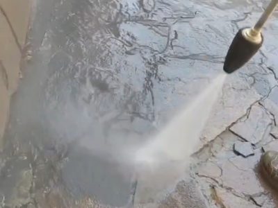 Мытье плитки керхером мойка двора