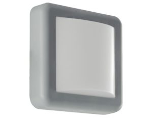 Настінний світлодіодний світильник, Strühm Poland, 4W, 4000K, IP55, квадратний, сірий