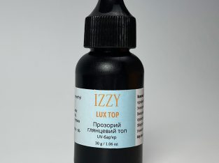 Мега-Об’єм 30г! Топ Izzy Lux Top з УФ-захистом та Дзеркальним Блиском