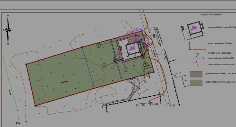 Броварской р. н. с. Рожны недостроенный дом с озером