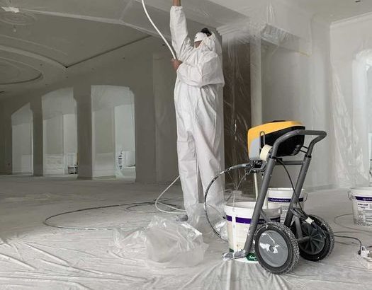 Безвоздушне Фарбування — стін, стелі , колон — висока якість