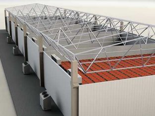 Камера заморозки/хранения молочной продукции — установка с оборудованием