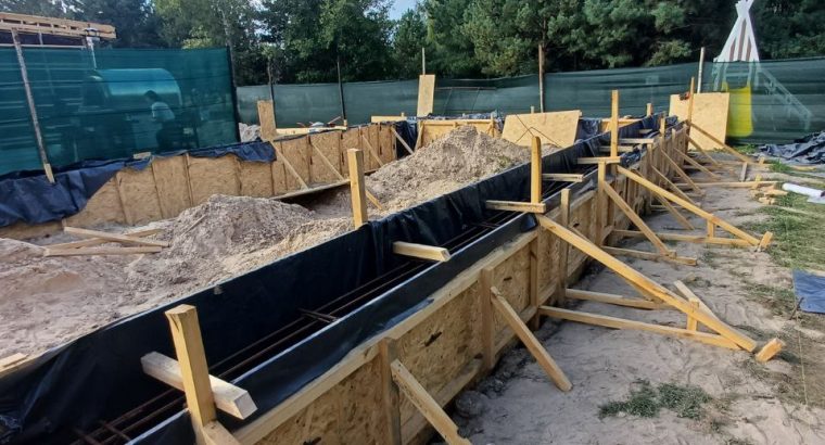 Бетонні роботи: фундаменти, стяжка, моноліт