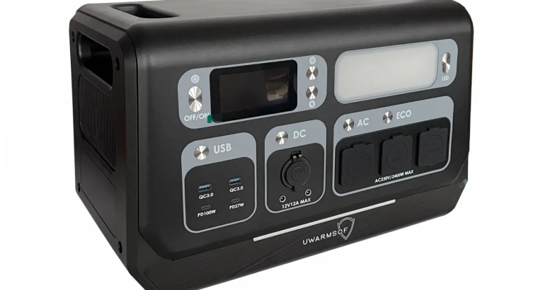 Портативна зарядна станція Uwarmsof SGR-PP2400-3