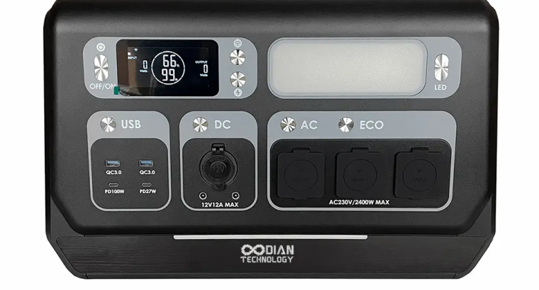 Портативна зарядна станція Dian Technology 2400 Вт