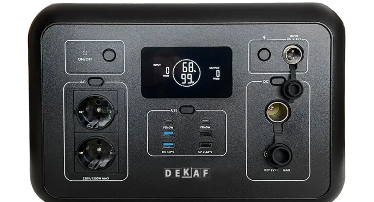 Портативна зарядна станція Dekaf 1200 Вт