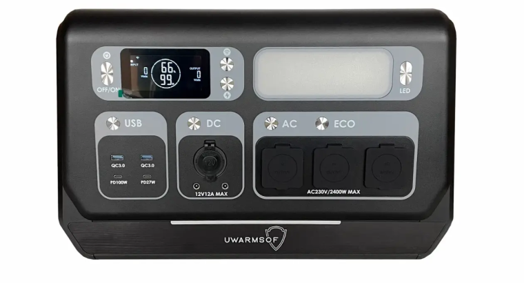 Портативна зарядна станція Uwarmsof SGR-PP2400-3