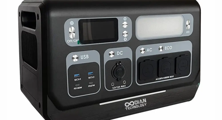 Портативна зарядна станція Dian Technology 2400 Вт