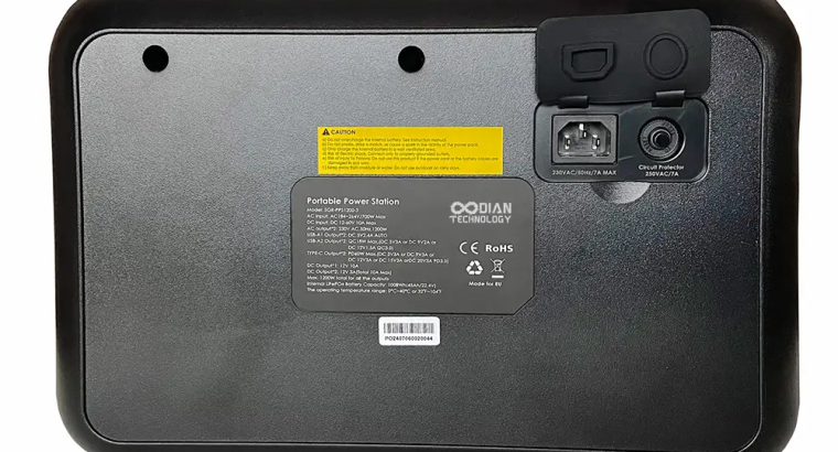 Портативна зарядна станція Dian Technology 1200 Вт